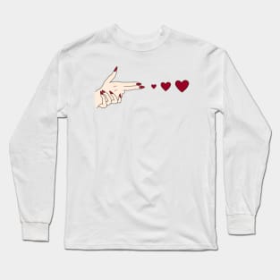 shooting hearts Long Sleeve T-Shirt